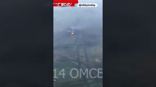 Всего один выстрел и танк ВСУ Леопард вышел из боя  радость русского бесценна