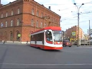 Трамвай. Санкт-Петербург. Маршрут №3. Сенная пл. - Оборонная ул. г.