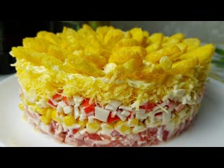 Салат Коррида, цыганка готовит. Коррида с Краковской колбасой. Gipsy cuisine.