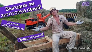 Выгодна ли заготовка сена? Считаем себестоимость.. Проще купить!?