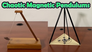4 Rad MAGNETIC Chaotic Pendulums