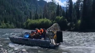 Сплав по сибирской горной реке Кантегир, часть первая - заброска, ночёвка, сборка катамаранов.