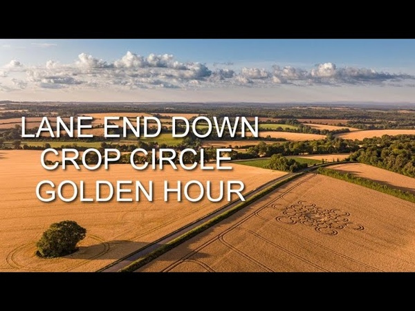 Sunny Morning Flight At The Crop Circle At Lane End