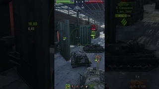 БАТЯ ПОКАЗЫВАЕТ МАСТЕР-КЛАСС НА JAGDPANZER E100 #shorts #wot #games #миртанков #рекомендации