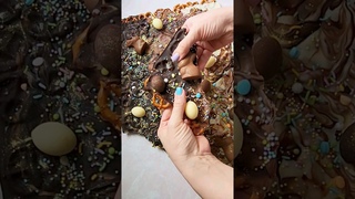 Pretzel Chocolate Bark  #Easter #chocolate #shorts