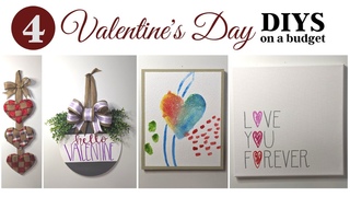 4 NEW VALENTINES DAY DECOR DIYS | VALENTINES DAY DECORATIONS ON A BUDGET