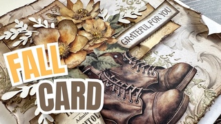 Creative Autumn Card Making from Scrapbook Paper
