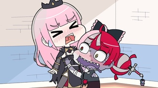 Calli PROPOSE to Ollie and Kiara's Reaction when she found out about itHololive AnimationEng sub