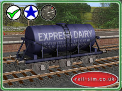 Ex-LMS 6 Wheel Milk Tanker Express Dairy