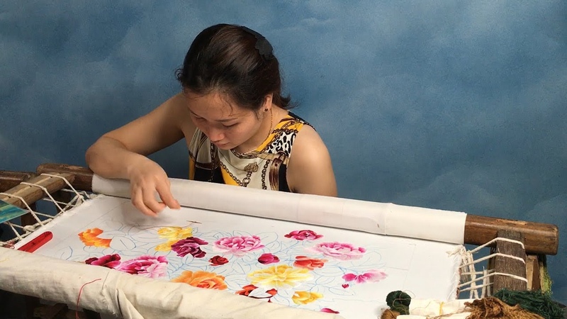 AT HOME 20 DAYS for Hand Embroidery Wild Rose Bush ,