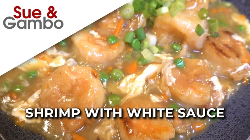 Chinese Shrimp with White