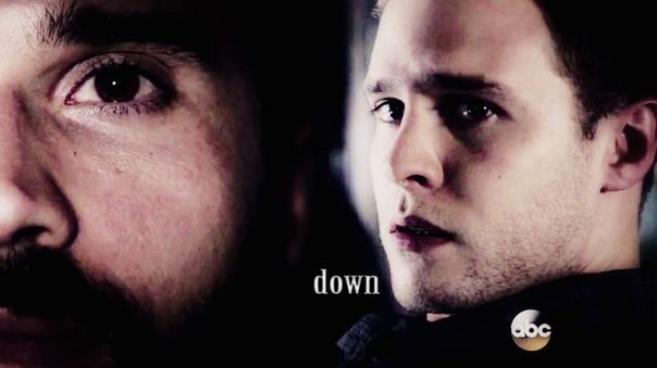Grant Ward + Leo Fitz, , Down